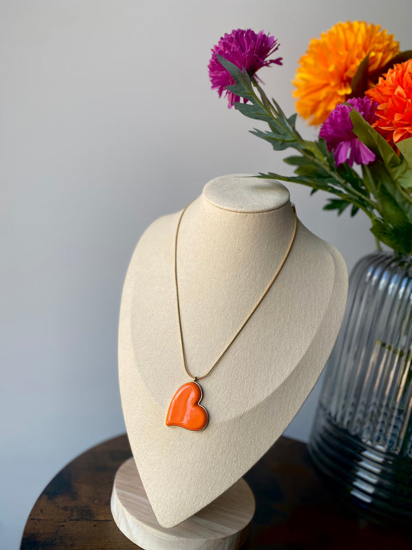 Collana “Orange Heart”